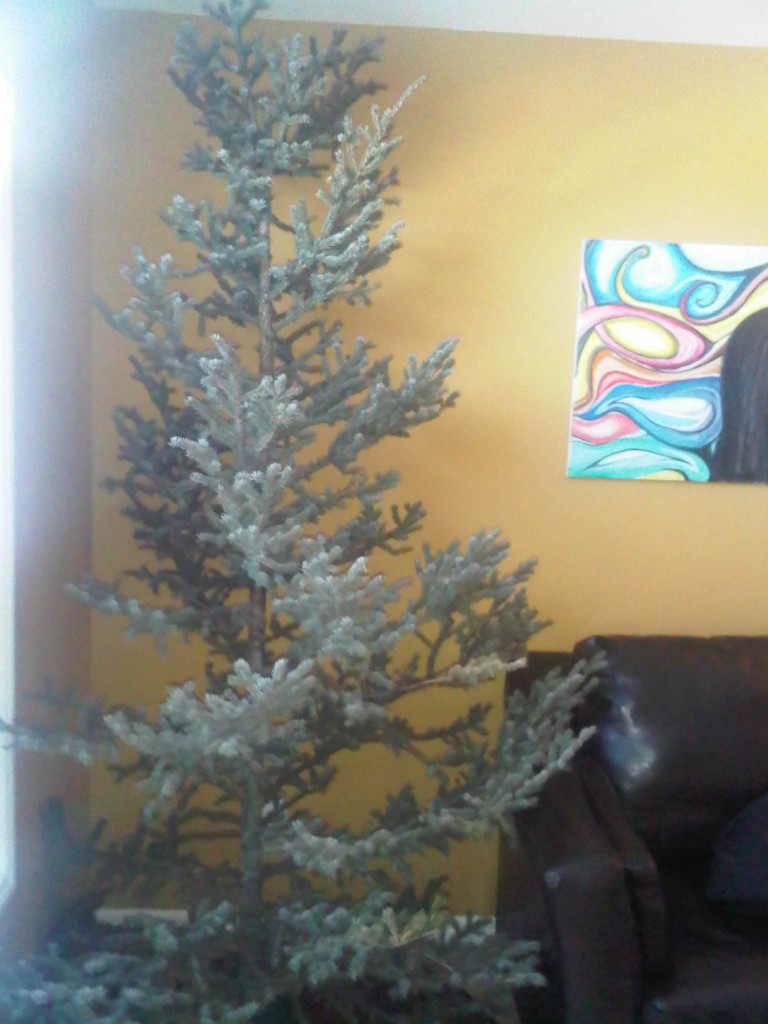 Christmas tree before Decorating!